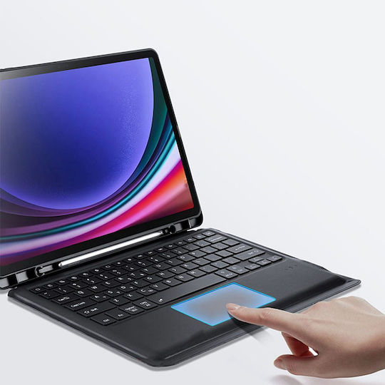 Dux Ducis Dk Series Flip Cover με Πληκτρολόγιο Μαύρη (Galaxy Tab S10+)