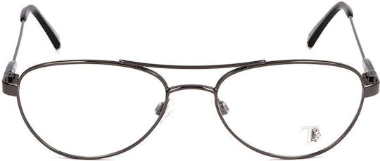 Tod's Männlich Metallisch Brillenrahmen Gray TO5006 008