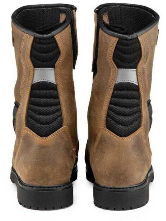 Sidi Adventure Ανδρικές Μπότες Μηχανής Gore-Tex Αδιάβροχες Καφέ