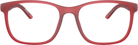 Ferrari Femei Plastic Rame Ochelari Roșu 8011U 519