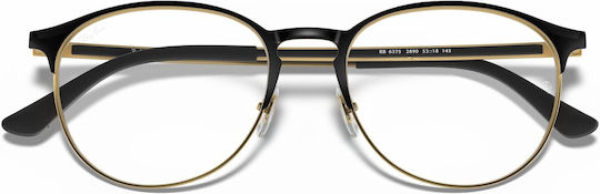 Ray Ban Γυναικείος Μεταλλικός Σκελετός Γυαλιών Μαύρος RB6375 2890