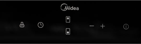 Midea Domino Κεραμική Εστία Αυτόνομη 28.8x52εκ.