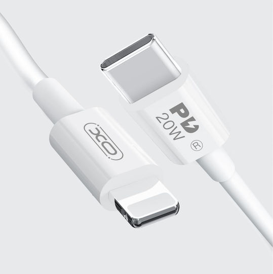 XO NB-Q189B USB-C zu Lightning Kabel 20W Weiß 2m (16.005.0286)