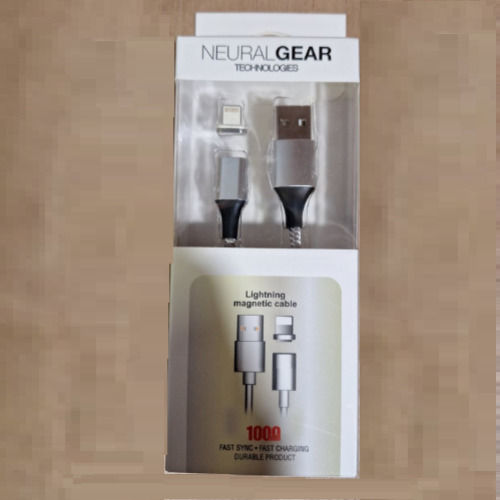 NG Magnetic USB to Lightning Cable Γκρι 1m (Magnet-Light)