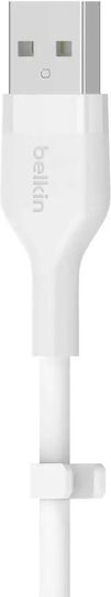 Belkin BoostCharge Flex USB to Lightning Cable Λευκό 2m (CAA008BT2MWH)