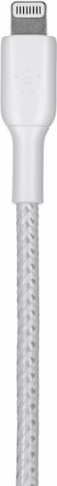 Belkin Braided USB-A to Lightning Cable 12W White 3m (CAA002BT3MWH)