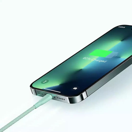 Joyroom Series Braided USB-A to Lightning Cable Λευκό 1m (SA34-AL3)