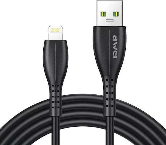 Awei CL-115L USB-A to Lightning Cable Black 1m (AW-CL-115L)
