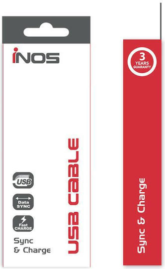 iNOS USB-C to Lightning Cable Λευκό 2m