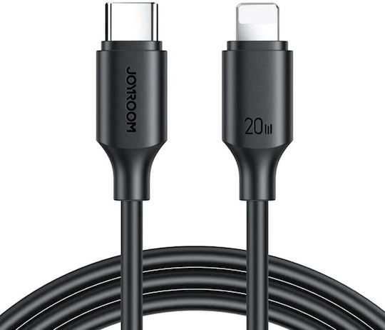 Joyroom S-CL020A9 Редовна USB-C към Lightning кабел 20W Черен 0.25м
