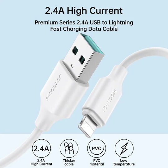 Joyroom S-UL012A9 USB-A to Lightning Cable Black 1m