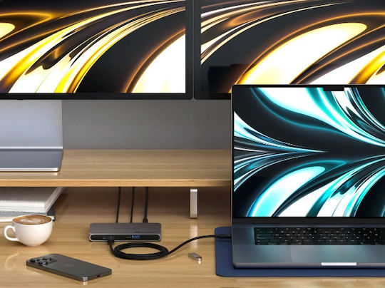 Satechi Thunderbolt 4 Stație de andocare cu 4K PD Gri (ST-T4SHM-EU)