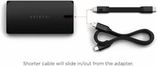 Satechi USB-C Docking Station with HDMI 4K PD Ethernet Black (ST-UCMBAK)