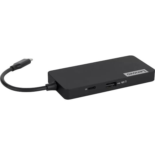 Lenovo 7-in-1 USB-C Docking Station with HDMI 4K Black