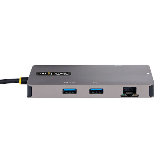 StarTech USB-A Докинг станция с HDMI 4K PD Етърнет и свързване 2 монитора Сив (S55149679)