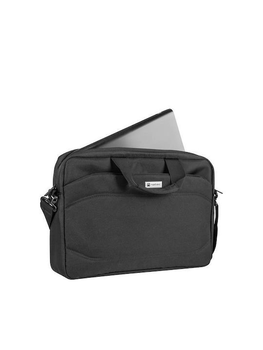 Natec Nanger Τσάντα Ώμου / Χειρός για Laptop 15.6" σε Μαύρο χρώμα