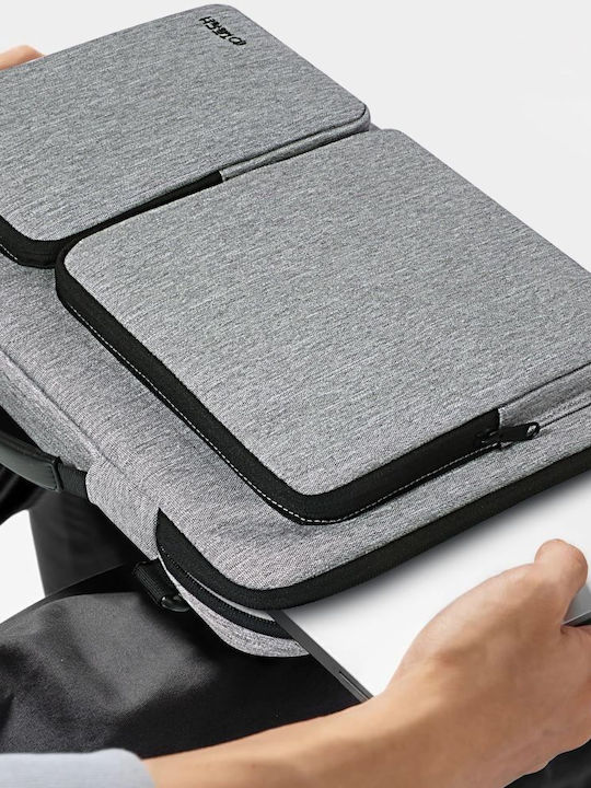 Tech-Protect Defender Τσάντα Ώμου / Χειρός για Laptop 16" Crayon Grey