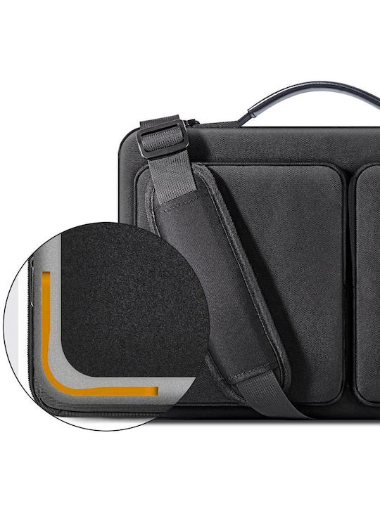 Tech-Protect Shoulder / Handheld Bag for 14" Laptop Black