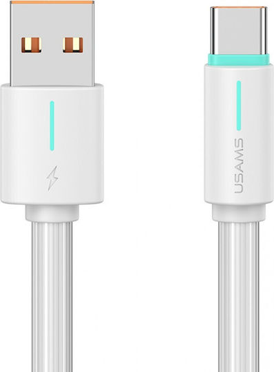 Usams USB 2.0 Kabel USB-C männlich - USB-A 18W Weiß 1m (SJ732USB02)