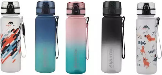 AlpinPro Παιδικό Παγούρι Πλαστικό Non Spill Λευκό 500ml