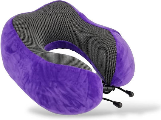 Mcan Μ-13 Memory Foam Travel Pillow Travel Set Pillow 19x12cm Purple