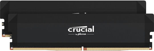 Crucial Pro 32GB DDR5 RAM με 2 Modules (2x16GB) και Ταχύτητα 6400 για Desktop