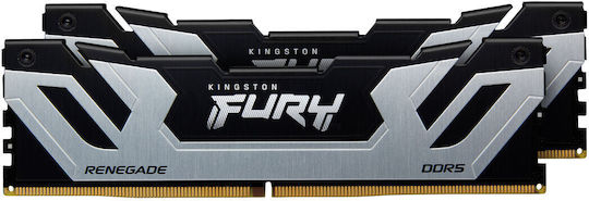 Kingston Fury Renegade Silver DDR5 με Module 1x24GB και Ταχύτητα 8400 για Desktop