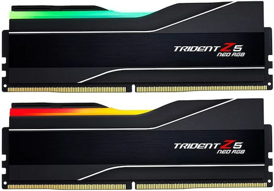 G.Skill Trident Z5 Neo 48GB DDR5 RAM с 2 модула (2x24GB) и Скорост 8000 за Настолен Компютър