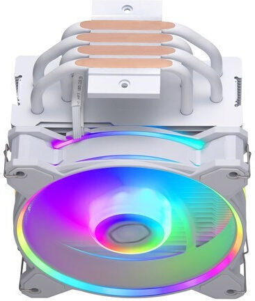 CoolerMaster Hyper 212 Halo Ψύκτρα Επεξεργαστή για Socket AM4/AM5/1200/115x/1700 με ARGB Φωτισμό Λευκή