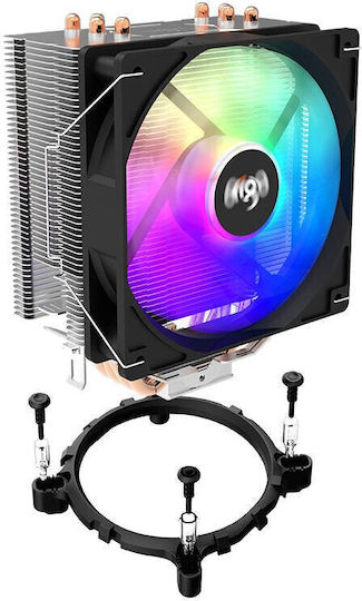 Darkflash Aigo ICE 400 Ψύκτρα Επεξεργαστή για Socket AM4/115x με RGB Φωτισμό