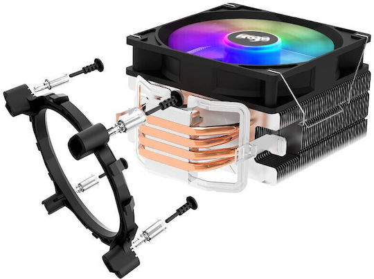 Darkflash Aigo ICE 400 Ψύκτρα Επεξεργαστή για Socket AM4/115x με RGB Φωτισμό