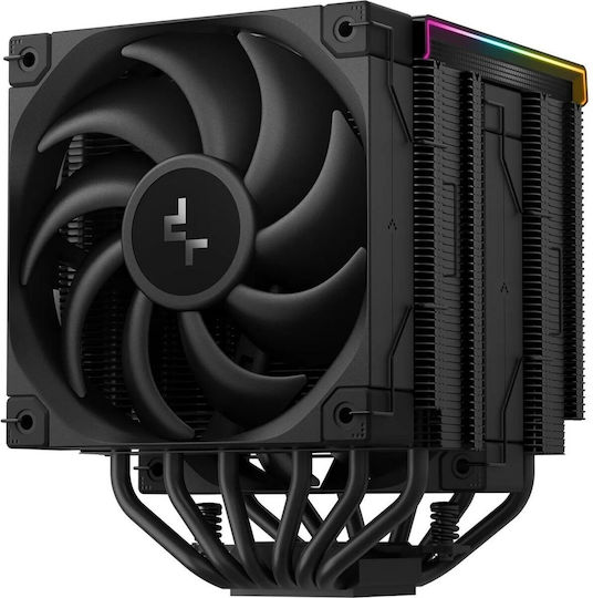 Deepcool AK620 Digital PRO Ψύκτρα Επεξεργαστή Διπλού Ανεμιστήρα για Socket AM4/AM5/1200/115x/1700 με ARGB Φωτισμό