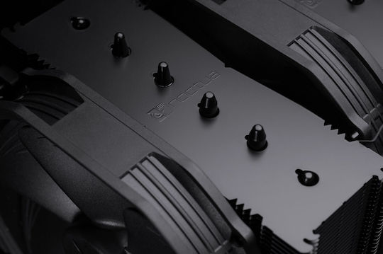 Noctua NH-D15NH-D15 chromax.black Ψύκτρα Επεξεργαστή Διπλού Ανεμιστήρα για Socket AM4/AM5/1200/115x