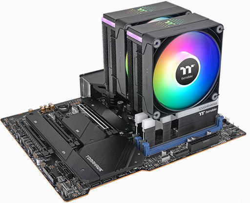 Thermaltake Astria 600 ARGB Ψύκτρα Επεξεργαστή Διπλού Ανεμιστήρα για Socket AM4/AM5/1200/115x/1700