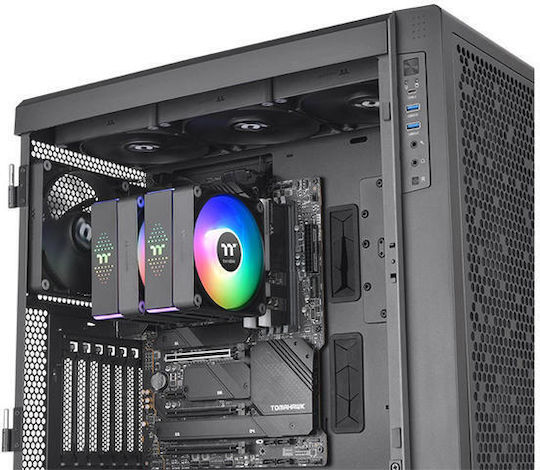 Thermaltake Astria 600 ARGB Ψύκτρα Επεξεργαστή Διπλού Ανεμιστήρα για Socket AM4/AM5/1200/115x/1700