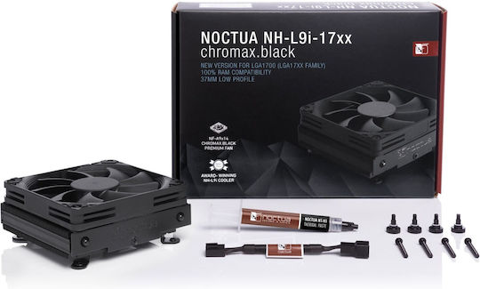 Noctua NF-L9i-17xx chromax.black CPU Cooler For Socket 1700/1851