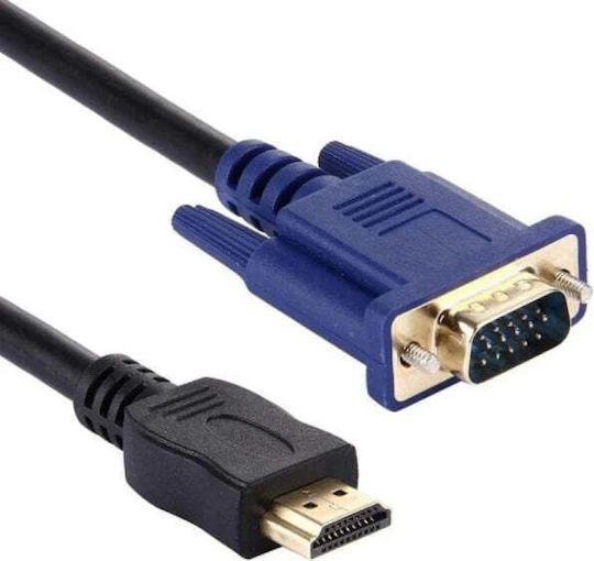 Cable HDMI male - VGA male 3m Μαύρο