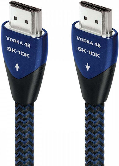 Nedis HDMI 2.1 Ultra High Speed 48Gbps 4K 120Hz HDR VRR Geflochtenes HDMI-Stecker Kabel HDMI male 2m Grau