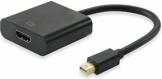 Equip 133434 Konverter Mini-DisplayPort männlich zu HDMI weiblich Weiß 1Stück
