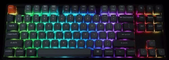 Keychron K8 Max Wireless Gaming Mechanical Keyboard Tenkeyless with Keychron Super Banana switches and RGB lighting (English US)