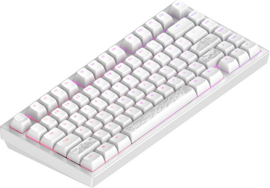 Dark Project Terra Nostra Gaming Mechanical Keyboard 75% With RGB Lighting International English White
