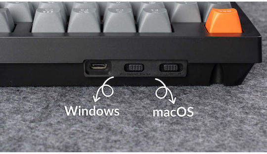 Keychron K10 Max QMK Wireless Gaming Mechanical Keyboard with Keychron Super Brown switches and RGB lighting (English US)