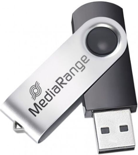 MediaRange 8GB USB 2.0 Stick Black