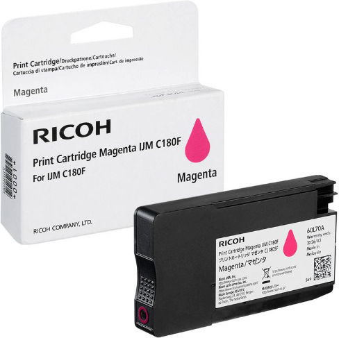 Ricoh Оригинален Мастило за мастиленоструен принтер Магента (408519)