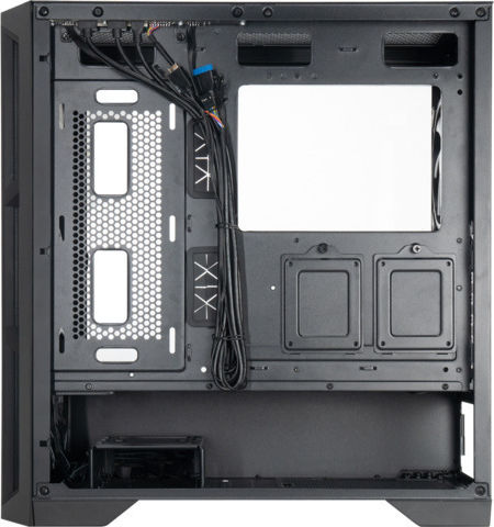 Chieftec Apex Lumo Gaming Midi-Turm Computergehäuse mit Seitenfenster und RGB-Beleuchtung Schwarz