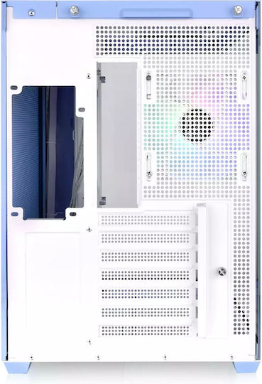 Thermaltake View 380 TG ARGB Gaming Midi-Turm Computergehäuse mit Seitenfenster Hydrangea Blue