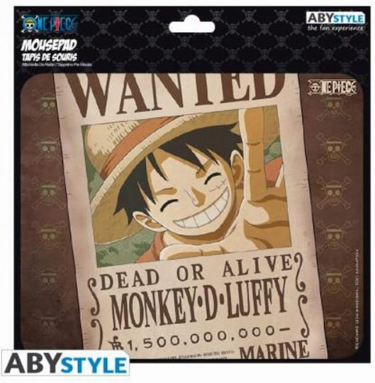 Abysse Medium Mouse Pad Multicolour 315mm One Piece Flexible Wanted Luffy