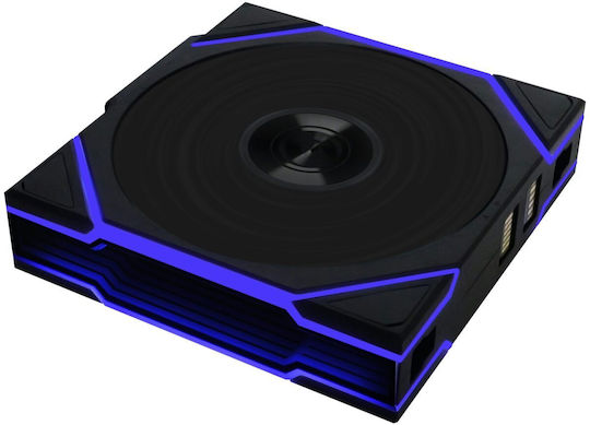 Lian Li Uni Fan Tl Wireless Case Fan 120mm (2600rpm / 90.1cfm) with ARGB Lighting and 4-Pin PWM Connection 3pcs