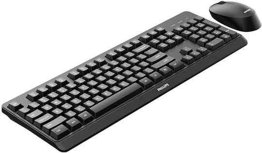 Philips SPT6307BL Wireless Keyboard & Mouse Set English US