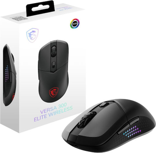 MSI Versa 300 Elite Ασύρματο RGB Gaming Ποντίκι 26000 DPI Μαύρο